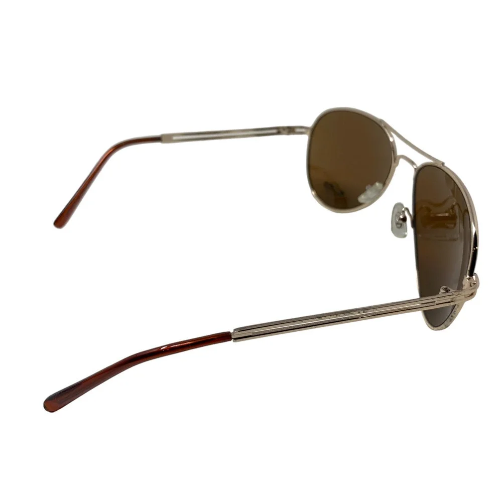 Vintage NEW Y2K Dyce Aviators Bronze Mirrored Sunglasses Top Gun Maverick